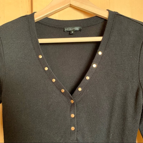 Dynamite black sweater size small - Picture 3 of 5